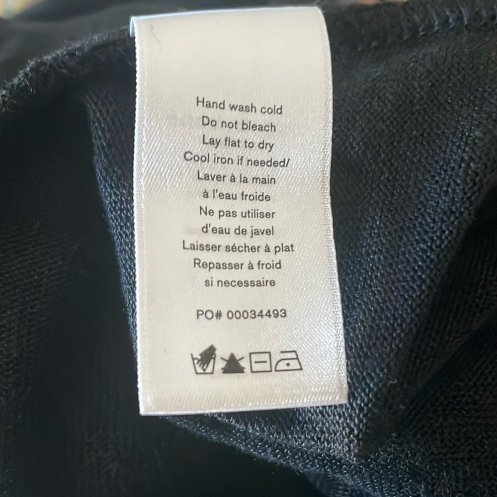 NWT! Rag & Bone Black Linen Midi Dress - Picture 12 of 14
